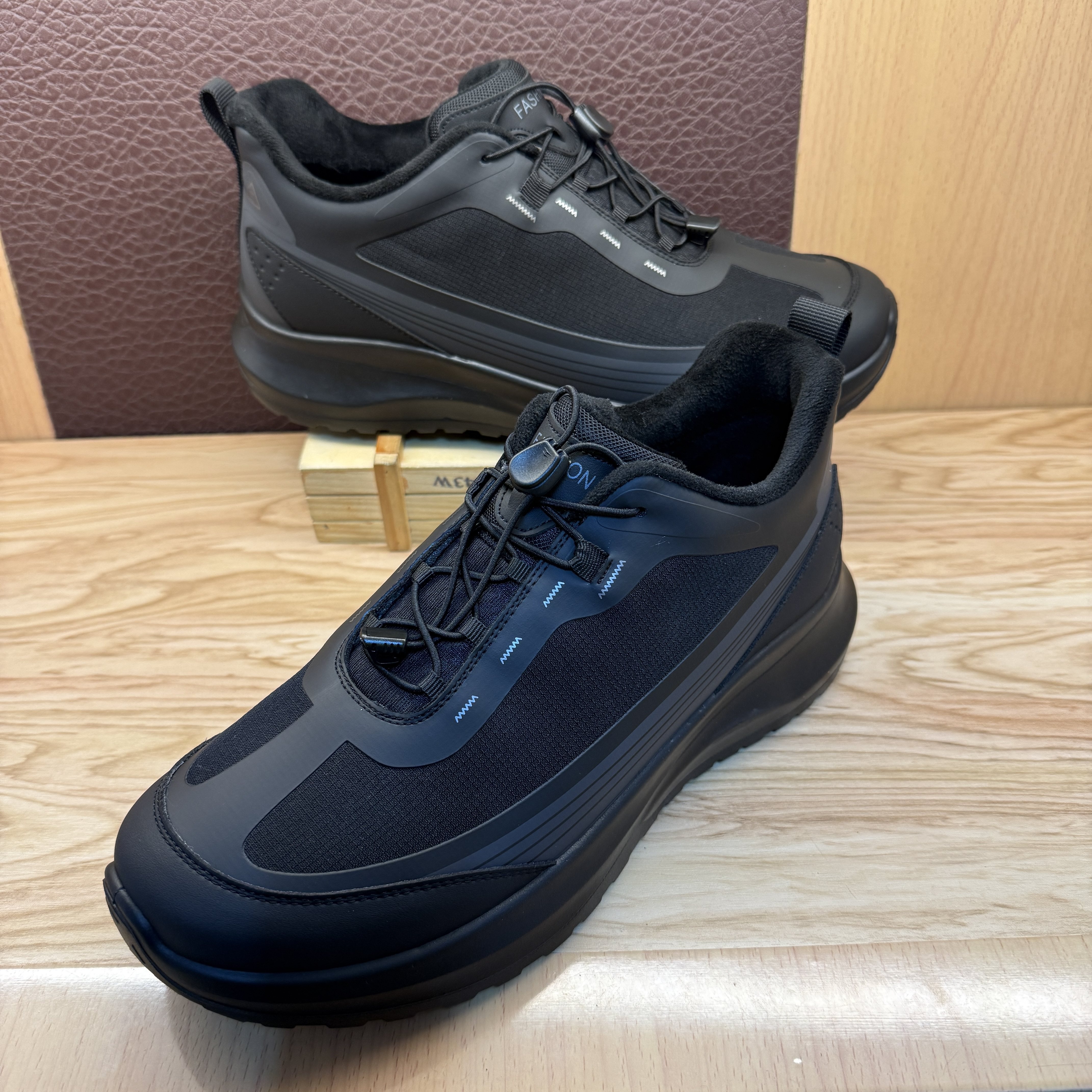 外贸厚底飞织面冬季加绒保暖户外登山运动鞋防寒徒步旅游慢跑棉鞋,流行男鞋,时尚休闲鞋,淘宝优惠券,粉丝福利购,淘宝优惠卷