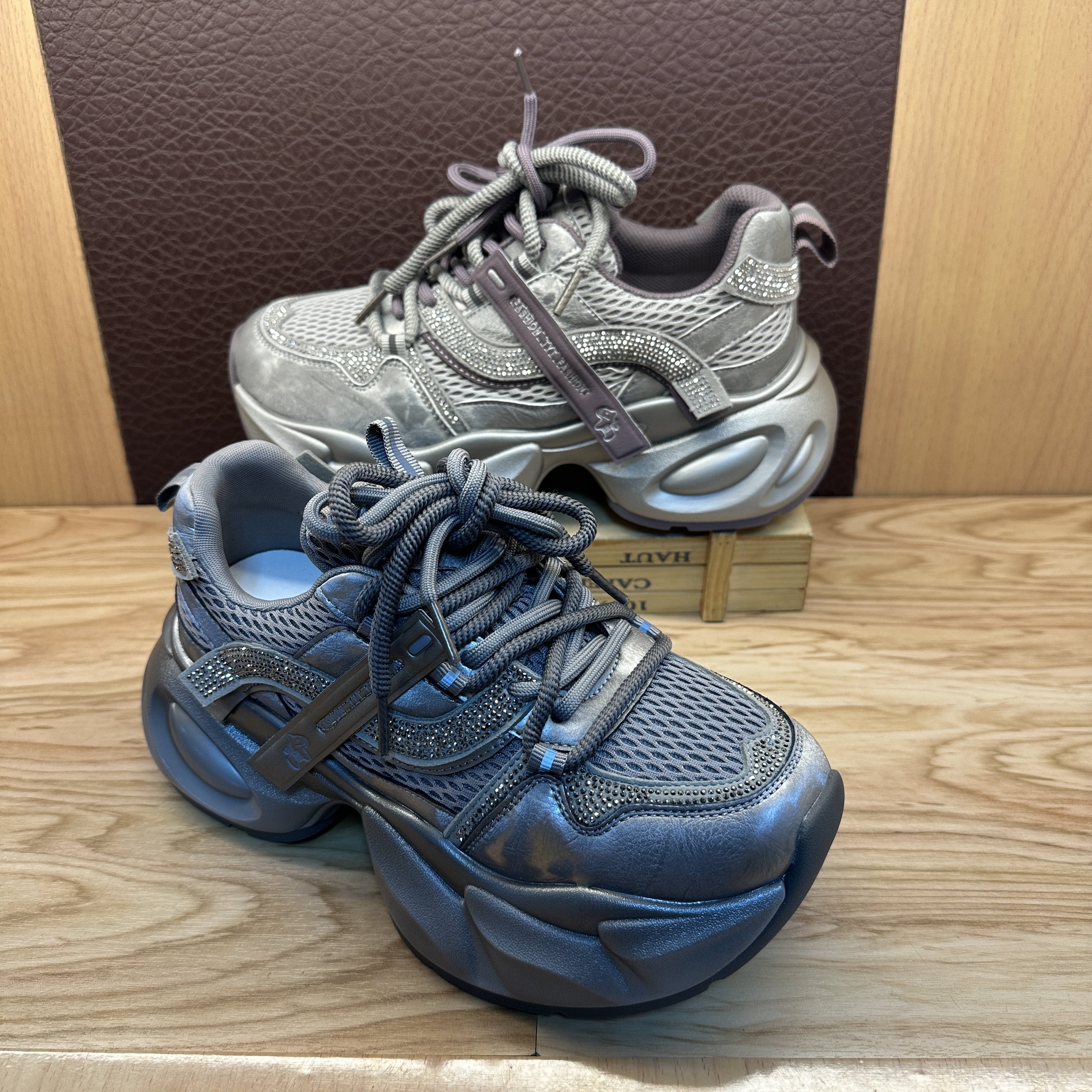 外贸女鞋2026春新款真皮厚底老爹鞋百搭休闲运动鞋商场同款健步鞋,女鞋,老爹鞋,淘宝优惠券,粉丝福利购,淘宝优惠卷