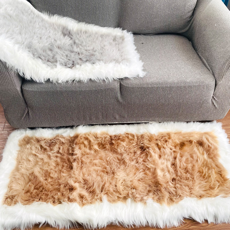 简约现代ins风仿羊毛床边毯客厅卧室房间地毯飘窗撸猫感加厚进门,居家布艺,床边毯,淘宝优惠券,粉丝福利购,淘宝优惠卷