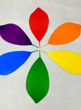 丝袜丝网花大花瓣叶片舞蹈演出道具场景装饰橱窗背景布置叶子定制