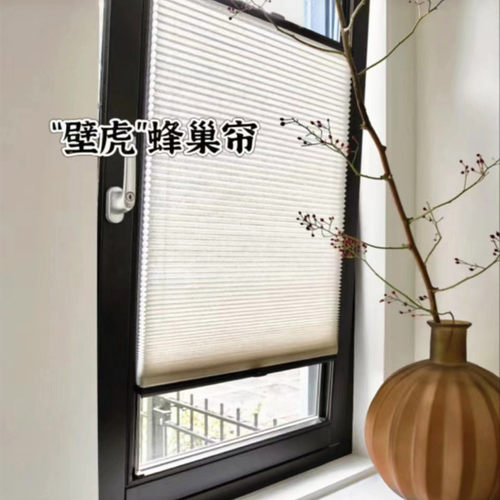 小壁虎帘内开窗防水遮阳蜂窝帘