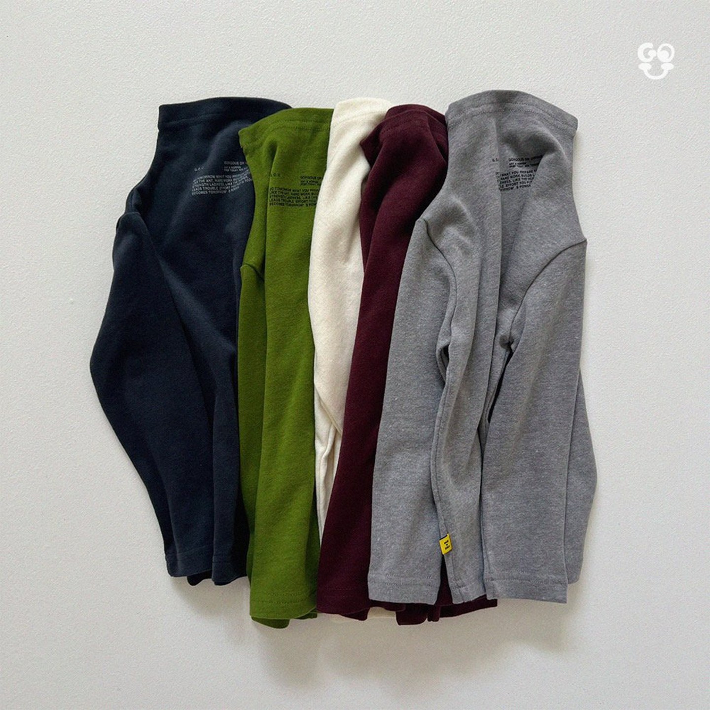 现货GOU韩国童装25冬男女童加厚保暖半高领长袖T恤纯色百搭打底衫,童装/婴儿装/亲子装,T恤,淘宝优惠券,粉丝福利购,淘宝优惠卷