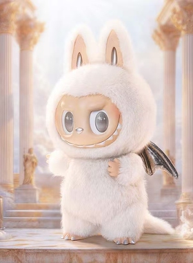 POPMATE泡泡玛特ZIMOMO大天使搪胶脸公仔大娃大首领小米兰LABUBU