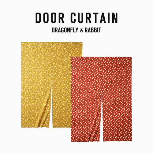 空间分区两片式门帘古堡花园纯棉