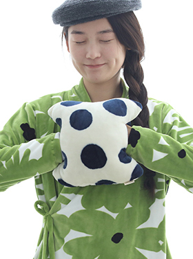 CASTLE GARDEN高密婴儿绒靠垫式午睡枕暖手枕 S/M 丸石/莎草/御門