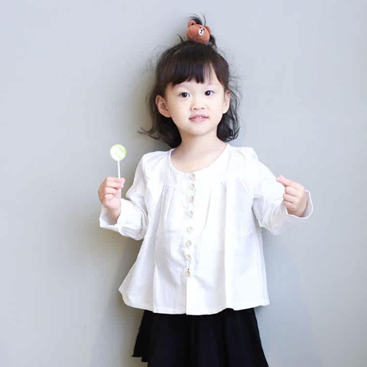 Chemise fille à manche longue - Ref 2085465 Image 1