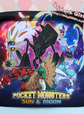 日单。POCKET MONSTERS 口袋怪物 宠物小精灵 可爱抽束口袋~