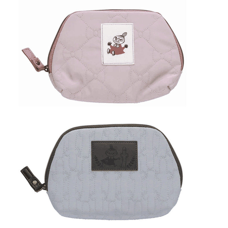 日单新款-MOOMIN姆明亚美 可爱绗缝线纸巾包零钱包