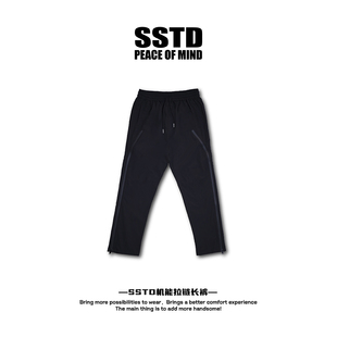 SSTD无性别机能拉链长裤黑色男秋冬裤子休闲裤男士户外百搭户外