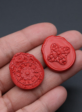 朱砂九宫八卦生肖挂件吊坠民族风