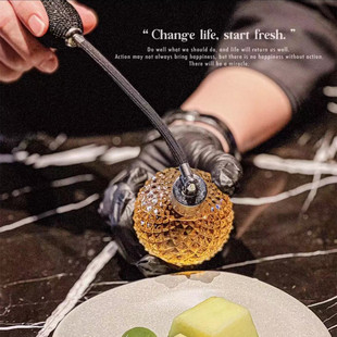 喷油瓶创意气囊香水瓶法餐酒店工具分子料理透明钻石玻璃喷瓶苦精