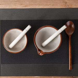 日式鲜山葵研磨器抹茶捣碎芝麻