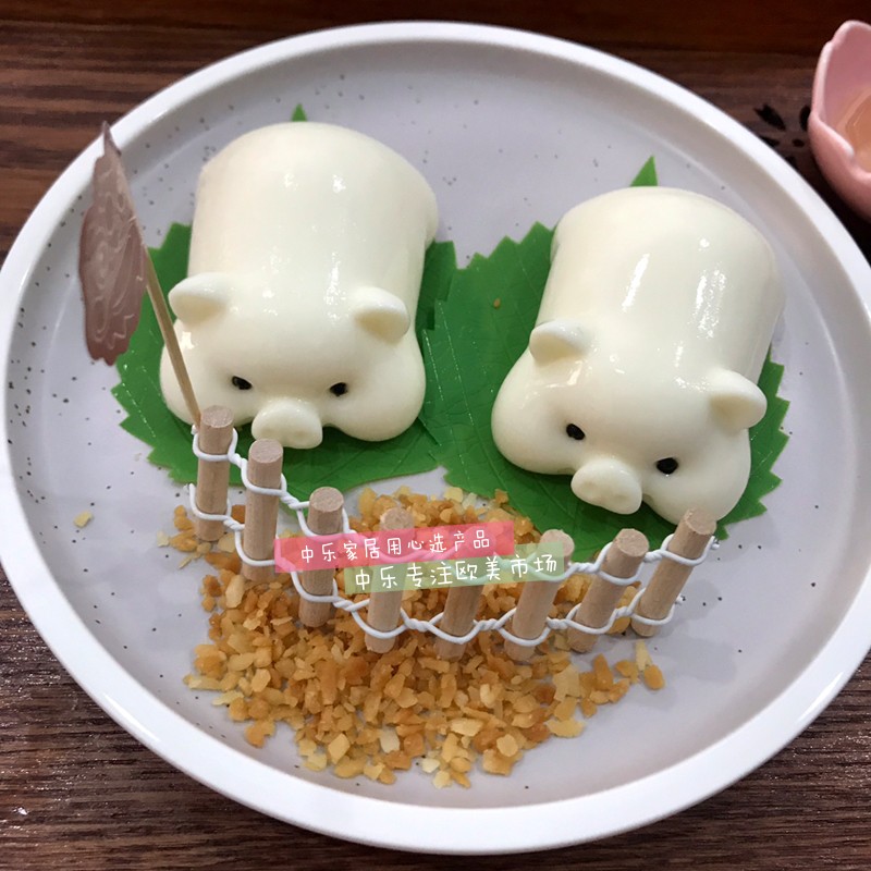 模具硅胶甜品布丁猪硅胶磨具