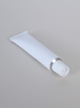 白色铝罐牙膏管创意分子料理餐具位上摆盘软膏商用法餐意境菜木碟