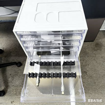 色谱柱箱卡住不晃 色谱柱收纳盒 防尘存放柜 放置架 改进款  可立