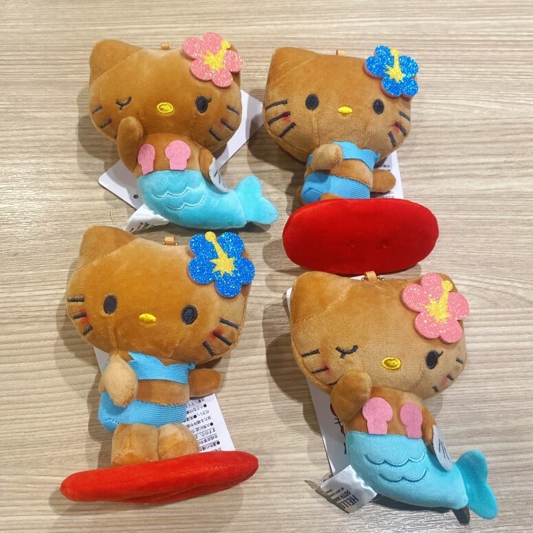 三丽花朵KT猫泳衣挂件