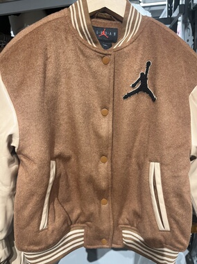 JORDAN kids儿童装秋冬外套棒球棉服小童夹克85C486 中大童95C486