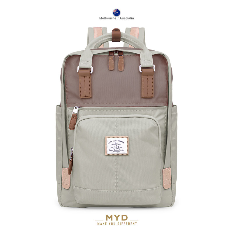 myd双肩包女书包初中生高中生大学生ins风校园背包男大容量韩版