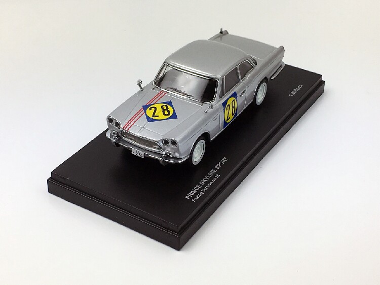 京商 1:43 尼桑 王子 prince skyline gtr老爷车合金汽车模型