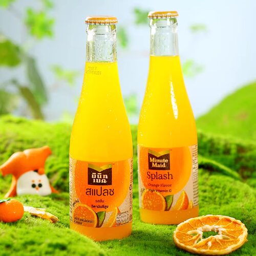泰国进口美汁源橙味维C饮料