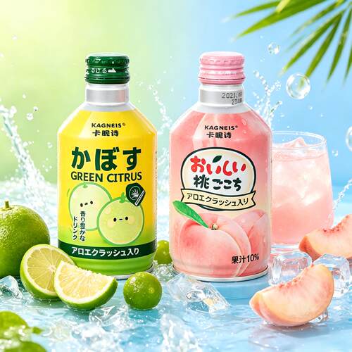 日本进口卡昵诗白桃果汁网红