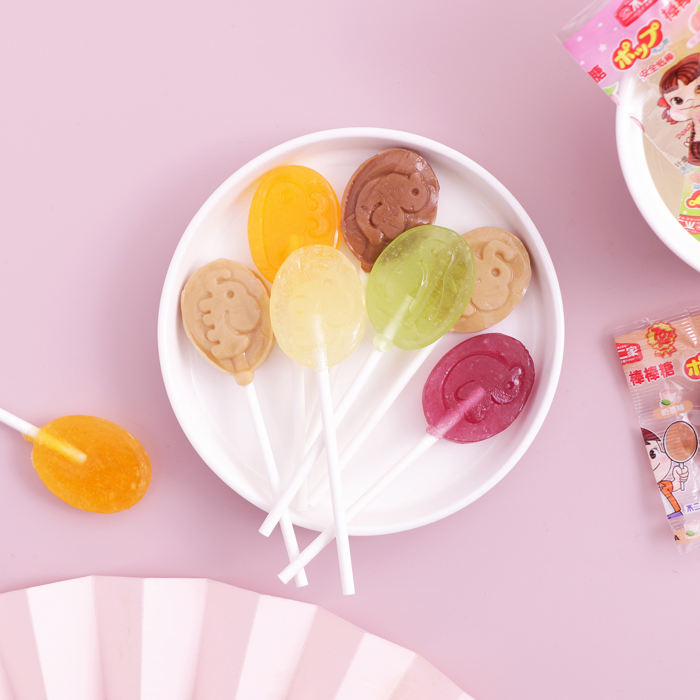 不二家水果味棒棒糖多口味糖果零食儿童宝宝礼物生日休闲食品