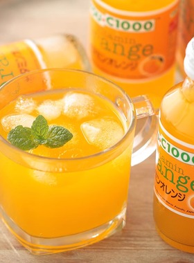 印尼进口优吸YOU·C1000维生素C果汁饮品汽水柠檬/橙汁味夏日饮料