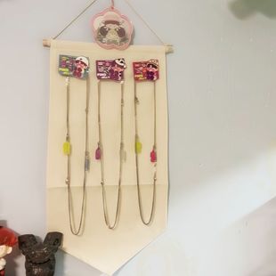 饰物展示挂架胸针收纳展示框军章徽章展示架纪念币收纳队徽章挂墙