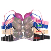 06演出比基尼水钻闪钻亮钻演出舞台文胸胸罩内衣钢管舞演出服满钻