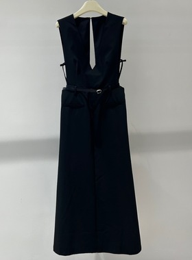 店艾诺丝2025早秋新款时尚百搭无袖背心连衣裙女长裙D25318X9935