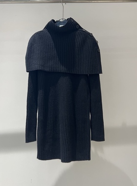 店艾诺丝2025秋季新款时尚百搭修身显瘦针织衫毛衣女上衣AR804111