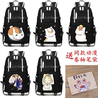 Natsume tài khoản bạn túi mèo vai giáo viên túi anime xung quanh ba lô 贵志 túi du lịch nam và nữ - Carton / Hoạt hình liên quan ảnh sticker buồn