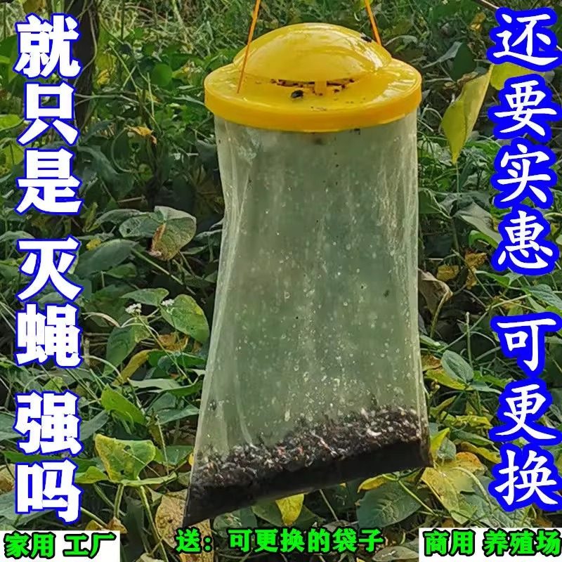 苍蝇笼灭蝇神器除抓苍蝇捕捉器捕蝇笼网捕蝇器补捉灭蝇子家用户外