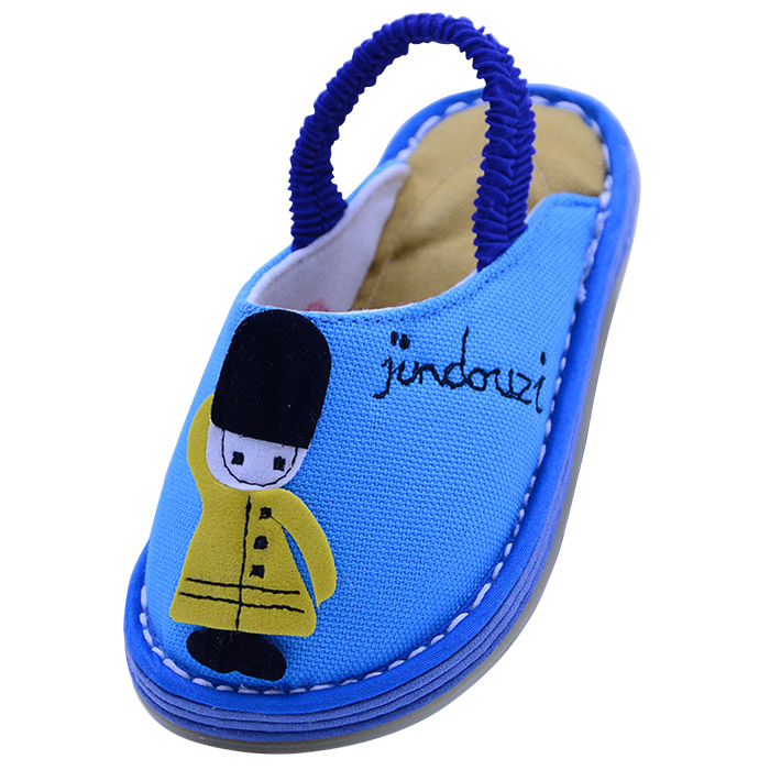 Pantoufles enfants en coton - semelle Melaleuca - Ref 1035895 Image 3