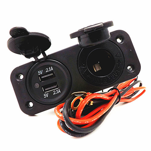 12V-90V宽电压USB车充母座