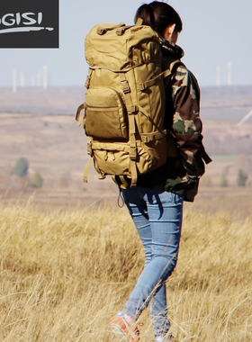 ROGISI陆杰士60L时空背囊男女户外防水登山包旅行背包露营BN-010