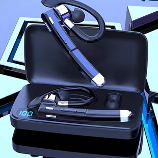 一拖二商务无线蓝牙耳机YYK520二代单挂耳式新品超长续航