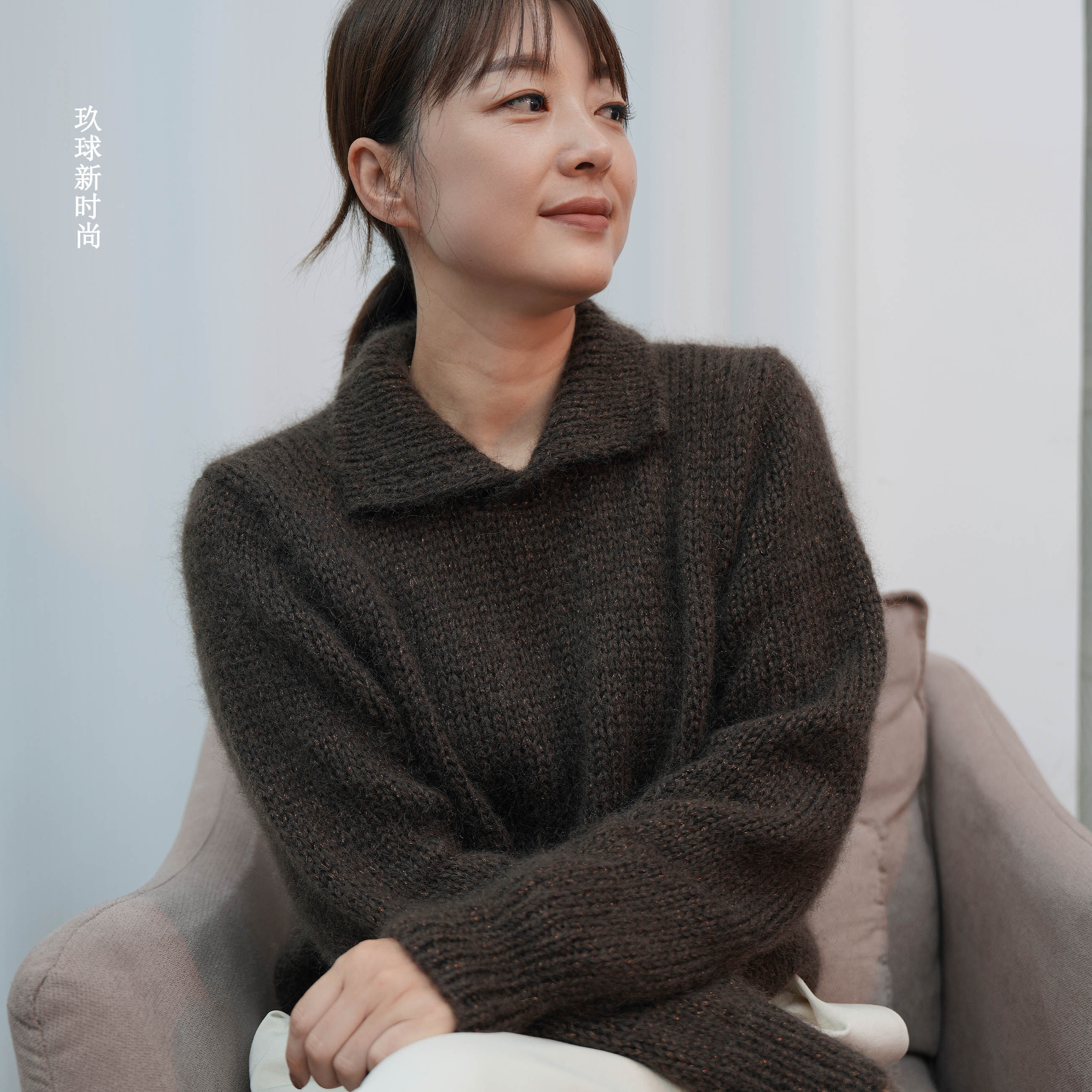 织POLO领情侣款毛线一两（50克），玖球新时尚手工毛线DIY材料包