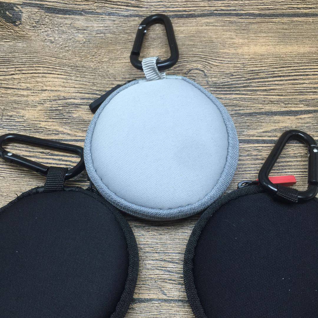 适用于soundsport蓝牙耳机包 耳机布包 蓝色黑色红色黄色配登山扣
