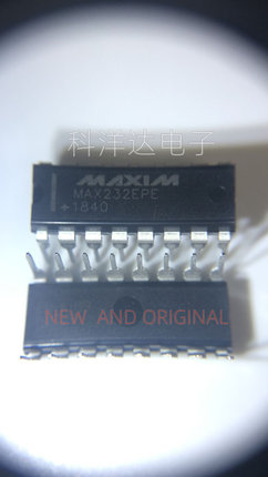 MAX232EPE  MAX232EPE+   进口 直插DIP-16 串口通信转换芯片IC