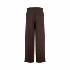 Trendy Brand 2025 Winter New Minimalist Style Elastic Waist Straight Wide-Leg Pants Versatile Wool Casual Pants Long Pants