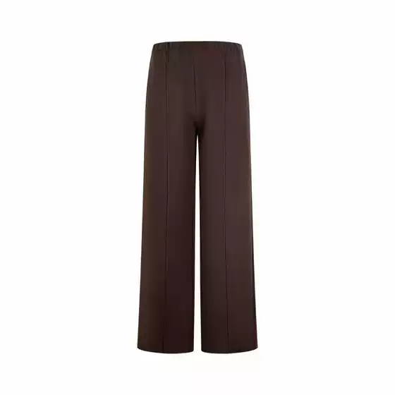 Trendy Brand 2025 Winter New Minimalist Style Elastic Waist Straight Wide-Leg Pants Versatile Wool Casual Pants Long Pants