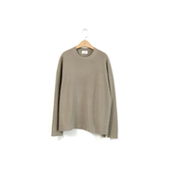 J家 美丽奴羊毛14针元 宝针宽松显瘦圆领套头针织上衣7109