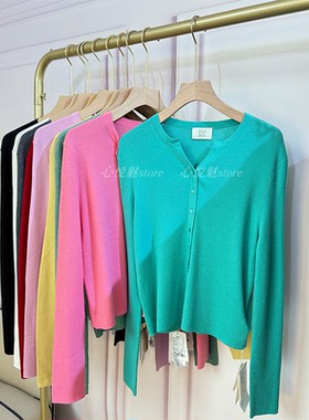 J家 2025年早春新款18针坑条美丽奴羊毛修身针织开衫小外套3936