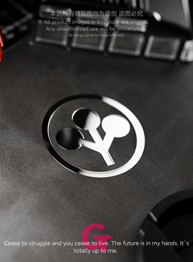 赛博朋克金属贴纸Cyberpunk 2077厂商荒坂创意高级感电脑机箱车贴