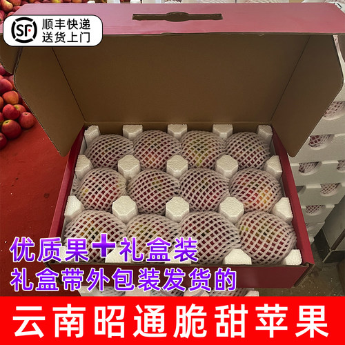 精品树尖大果云南昭通应季丑苹果
