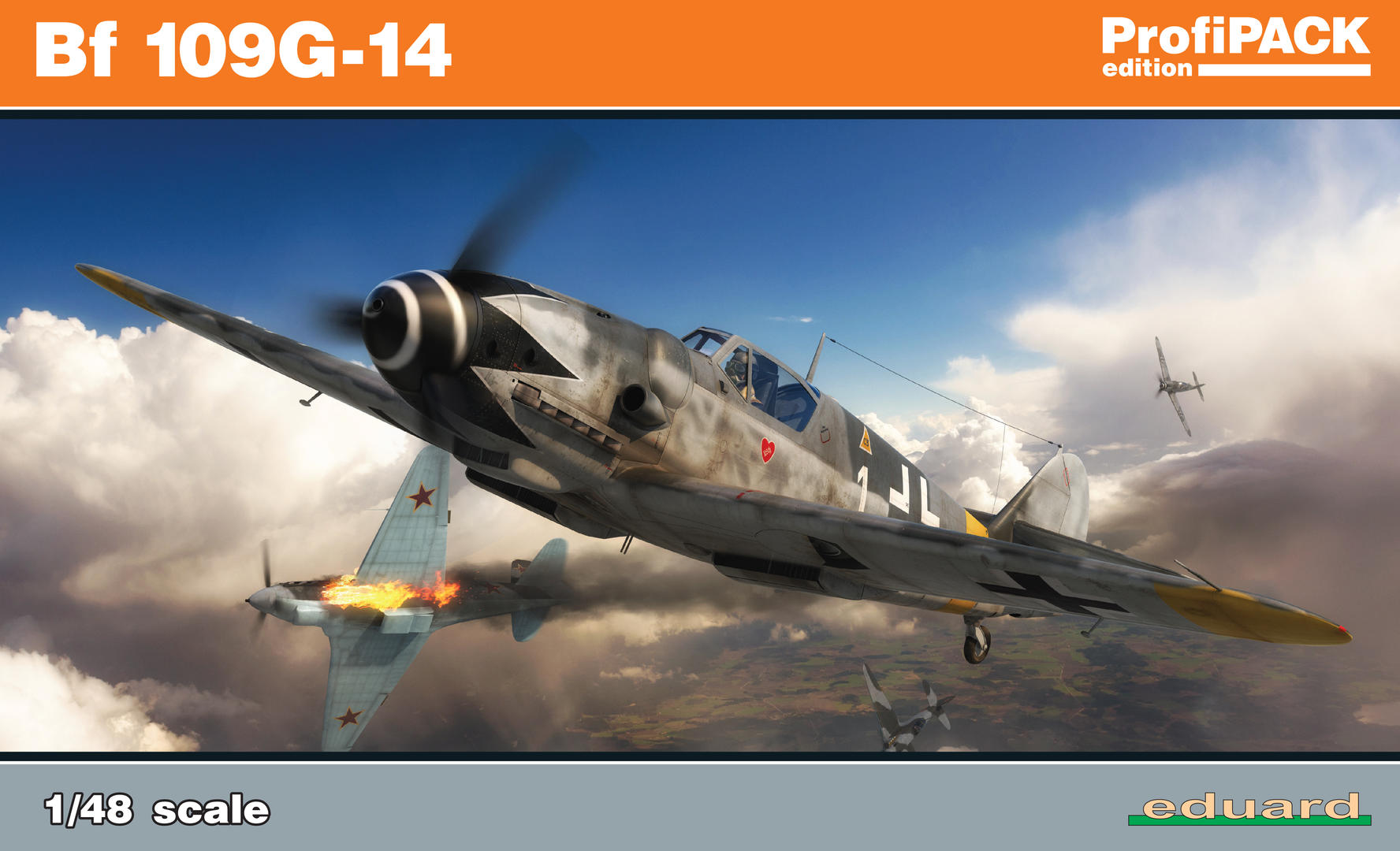 牛魔王 82118 1/48德国Bf109G-14战斗机(豪华版)