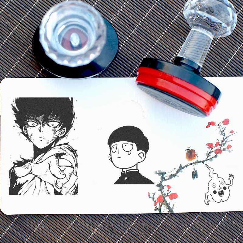 [现货]灵能百分百 路人超能100 影山茂夫 小酒窝人物头像印章周边