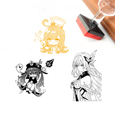 新款原神人物角色印章现货