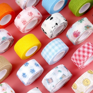 学生写字护指绷带运动护手无纺布防磨手指弹力绷带自粘绷带